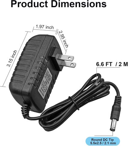 9V Power Adapter Replacement for Brother P-Touch Label Maker Printer in Saudi Arabia