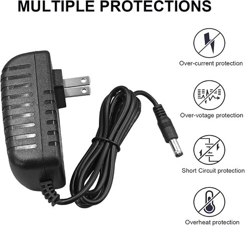 9V Power Adapter Replacement for Brother P-Touch Label Maker Printer in Saudi Arabia