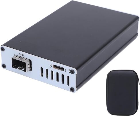 10G Ethernet Adapter, Aluminum USB4 SFP Fiber Port 10 Gigabit (Single Port) in Kuwait