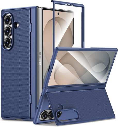 Maxdara for Samsung Galaxy Z Fold 8 Case with Hidden Stand, Black in Kuwait