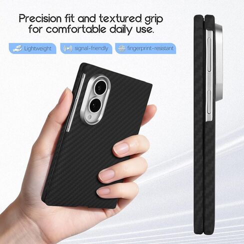 Ultra-Thin Magnetic Hand-Woven Aramid Case for Samsung Galaxy Z Fold 8 in Kuwait