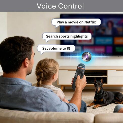 B Brainice XRT270 Voice Remote Compatible with Vizio 4K Quantum Smart TV in Saudi Arabia