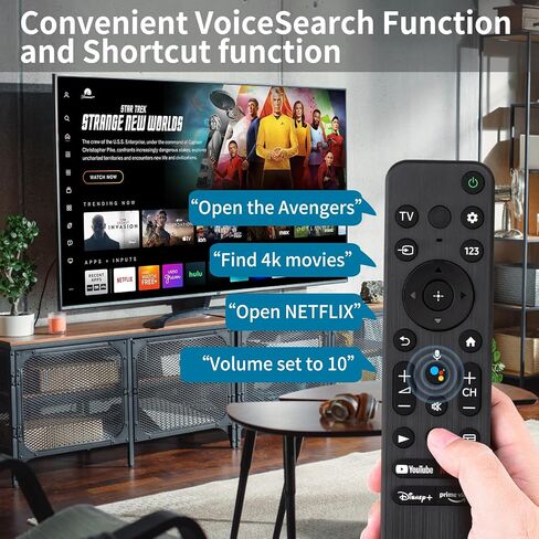 Voice Remote for Sony Smart TVs,Replacement Remote Control for Sony Bravia 4K UHD LED/LCD TVs in Saudi Arabia