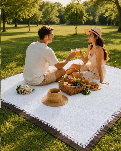 2 in 1 Extra Large Picnic Blanket Waterproof Picnic Mat in Saudi Arabia