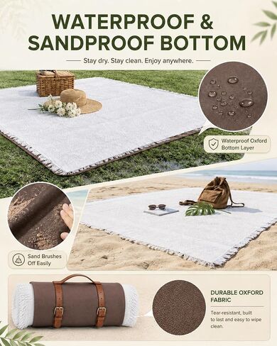 2 in 1 Extra Large Picnic Blanket Waterproof Picnic Mat in Saudi Arabia