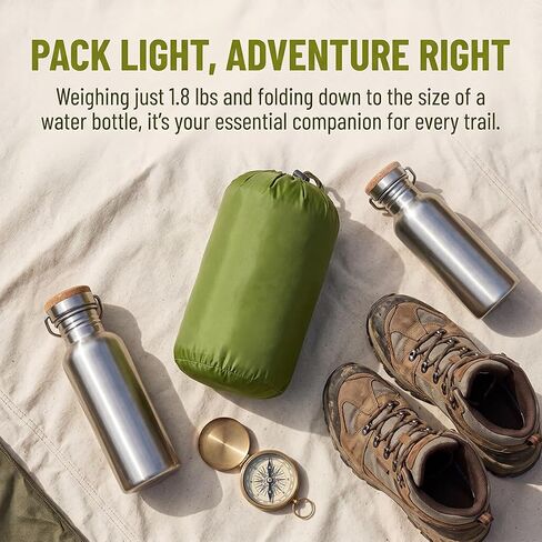 Camping Sleeping Pad, Ultralight Compact Camping Mattress with Pillow in Kuwait