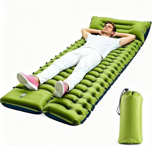 Camping Sleeping Pad, Ultralight Compact Camping Mattress with Pillow in Kuwait