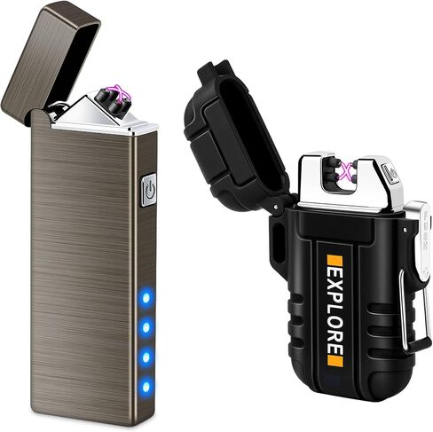 Electric Lighter USB Rechargeable Plasma Lighters Cool Pocket Lighter Men in Kuwait