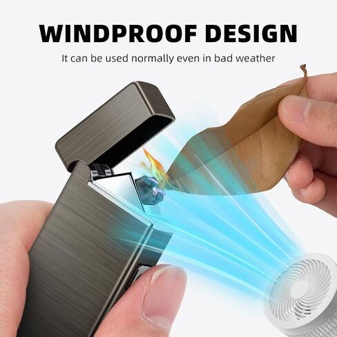 Electric Lighter USB Rechargeable Plasma Lighters Cool Pocket Lighter Men in Kuwait