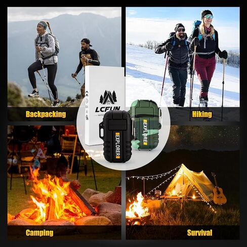 Electric Lighter USB Rechargeable Plasma Lighters Cool Pocket Lighter Men in Kuwait