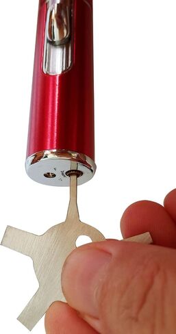 Butane Lighters,Torch Lighters Butane Fuel Refillable Adjustable Lighter Multipurpose Pen Torch,Red(Gas Not Included) in Kuwait