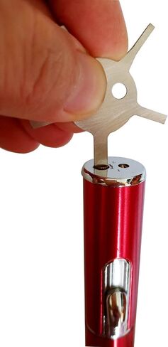 Butane Lighters,Torch Lighters Butane Fuel Refillable Adjustable Lighter Multipurpose Pen Torch,Red(Gas Not Included) in Kuwait