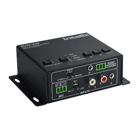 2 INPUT AUDIO AMPLIFIER, 2x20W (4 OHM) AUD-220 in Saudi Arabia