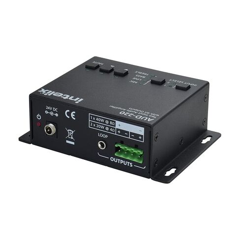 2 INPUT AUDIO AMPLIFIER, 2x20W (4 OHM) AUD-220 in Saudi Arabia