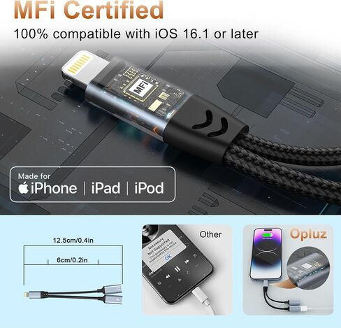 Lightning و USB C إلى 3.5 مم سماعة رأس ومحول الشاحن السريع 2-في 2 iPhone type-C إلى 3.5 مم محول AUX AUX CONCELTER DONGLE CABIL in Kuwait