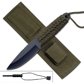 Survivor HK-106 Series Fixed Blade Knife with Fire Starter 8-Inch Overall in Kuwait