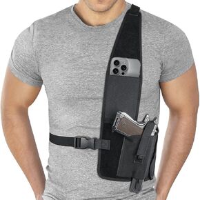 KGEWE Shoulder Holster, Adjustable Chest Holster Fits Glock 17/19/23, 1911, Beretta 92FS, Sig P320/P220, S&W M&P Shield - Right Hand, Lightweight & Comfortable for Men & Women in Saudi Arabia