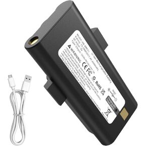 SAPBJ 2 Pack M210 Li-Ion Battery Pack for Brady M210, M210-LAB, BMP21-LAB, BMP21-PLUS Portable Label Maker Battery Replacement, Design Type C Charge & 2400mAh High Capacity in Kuwait