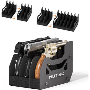 Big Soft Foam Pistol Rack for Gun Safe, Gun Cabinet, Durable Handgun Stand Organizer Accessories with Gun Slots, Compatible with Size Firearm, Revolver Pistols Holder in Saudi Arabia