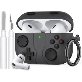 AhaStyle AirPods 4 Case Cover with Cleaning Kit Retro Game Console Design in Kuwait