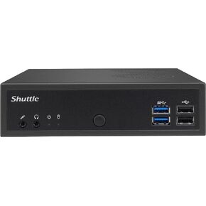 Shuttle XPC Slim DH02U Mini Barebone PC Embedded Intel Kabylake-U Celeron 3865U Processors and NVIDIA GeForce GTX 1050 Graphics No RAM No HDD/SSD No OS Black in Saudi Arabia