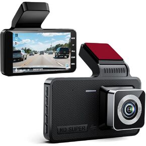 1080p HD 4-Inch Dashcam with Night Visibility, 170° Wide Angle, 24-Hour Recording, G-Sensor, Parking Monitoring, Loop Recording, Motion Detection in Saudi Arabia