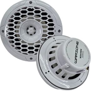 Warzone WZ69MK 6x9-Inch 2-Way Marine Speakers Pair - 1200W Max, 420W Rated, 4 Ohm, 20 oz Magnet, Black Injection Cones, Rubber Surrounds for Boats, RVs & Outdoor Audio in Saudi Arabia