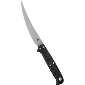 Spyderco Shelter Cove Fixed Blade Knife with 5.78" 8Cr17MoV Steel Blade and G-10 Handle - EDC Knife for Men and Women, Perfect for Hunting, Tactical, Camping, Survival, Hiking - PlainEdge - FB52GP in Saudi Arabia