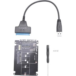 M.2 NGFF MSATA to USB 3.0 Adapter for SATA SSDs with Cable in Kuwait