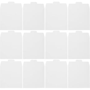 Gadpiparty 50pcs White CD Paper Sleeves with Wide Compatibility and Lightweight Design, Simple Sleek Style for DVD and CD Storage Protection, for Media Organization and Travel in Kuwait