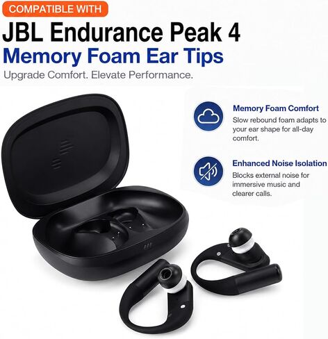 Memory Foam Ear Tips for JBL Endurance Peak 4 / Endurance Peak 3 in Kuwait