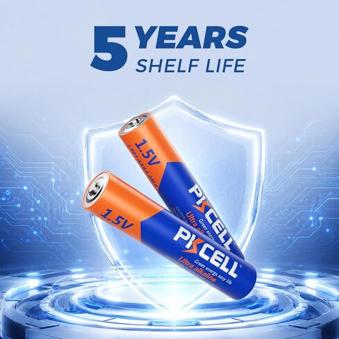 PKCELL AAAA 1.5V Alkaline Batteries 10 Pack for Stylus Pen, Blood Monitors in Kuwait