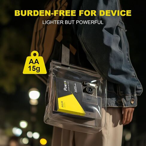 POWXS 3600mAh AA Lithium-Iron Batteries 1.5V 24 Pack in Saudi Arabia