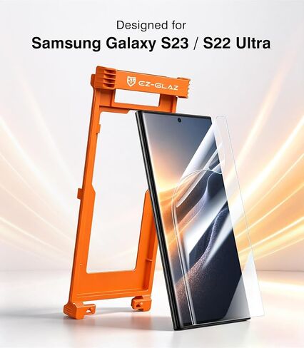 EZ-GLAZ 4 Pack Screen Protector Compatible with Galaxy S23/S22 Ultra in Saudi Arabia
