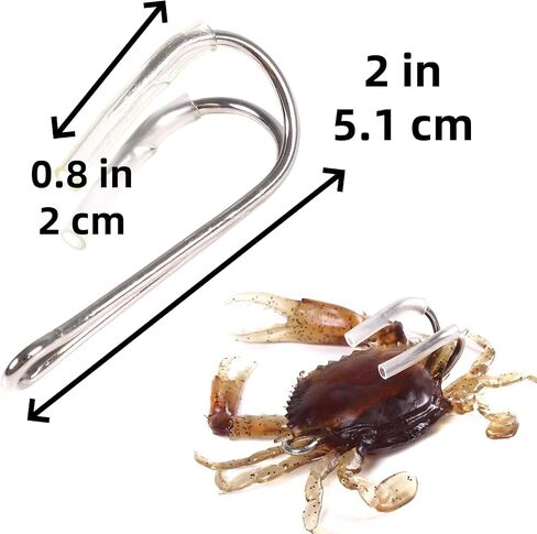 3 PCS Crab Lure, Soft Saltwater Artificial Lure, Simulation Crab Bait with Double Sharp Hooks for Sea Fishing in Saudi Arabia