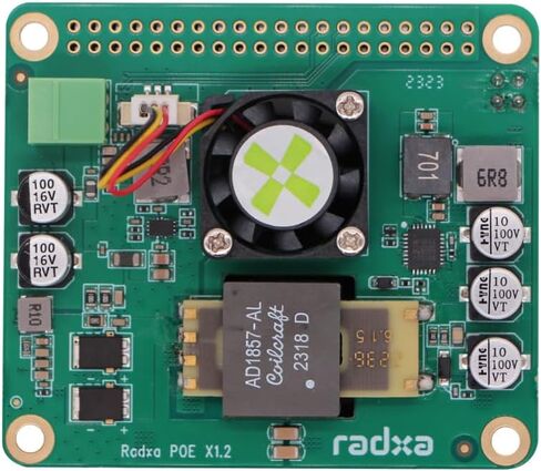 Radxa 25W PoE+ HAT, Compatible with Rock SBCs in Saudi Arabia
