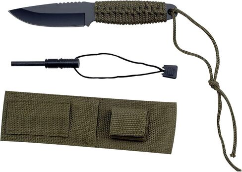 Survivor HK-106 Series Fixed Blade Knife with Fire Starter 8-Inch Overall in Kuwait