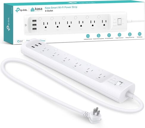 Kasa Smart Plug Power Strip HS300, Smart Outlet, No Hub Required in Kuwait