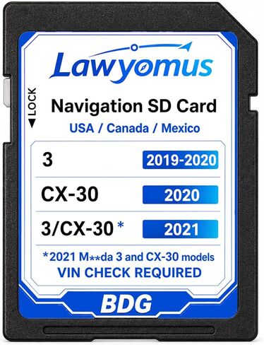 BHP166EZ1U Built-in Navigation SD Card for Mazda 3, 6, CX-3 & CX-5 in Saudi Arabia