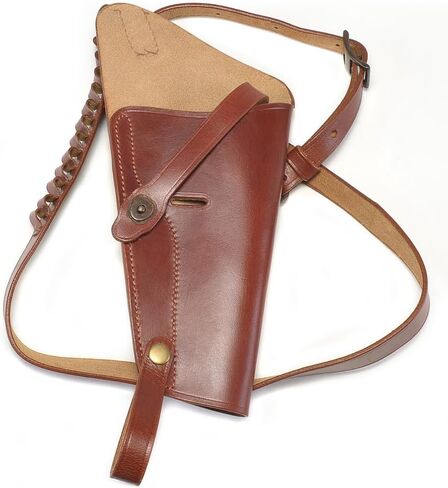 Brown Leather Holster fits Ruger GP100 Colt Python Taurus 66 S&W L Frame in Saudi Arabia