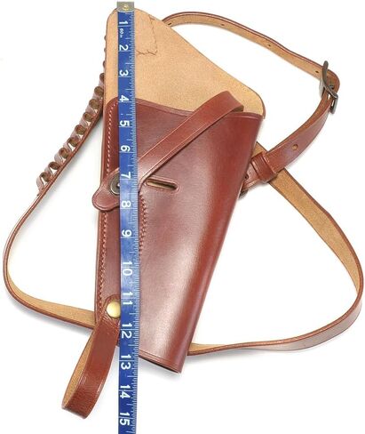 Brown Leather Holster fits Ruger GP100 Colt Python Taurus 66 S&W L Frame in Saudi Arabia