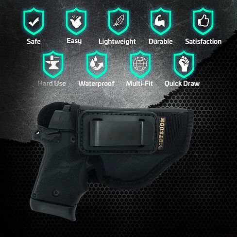 Tuckable IWB Concealed Carry Holster for Small .380 Pistols in Saudi Arabia