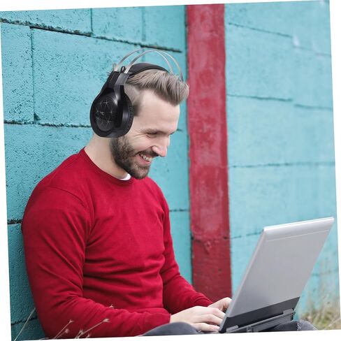 Black Wired Gaming Headset with Microphone for Computer Play in Saudi Arabia