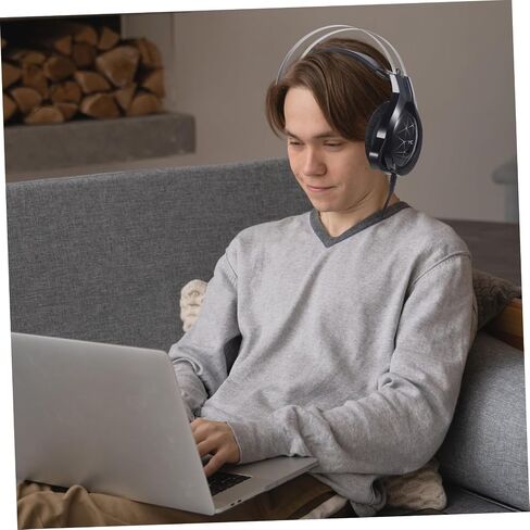 Black Wired Gaming Headset with Microphone for Computer Play in Saudi Arabia