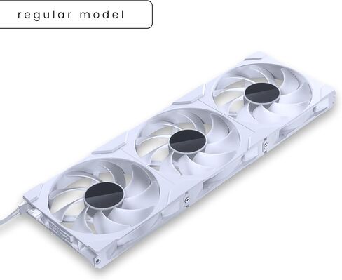 Phanteks M25-140 Gen2 Triple Pack, 3X 140mm ARGB High Performance Cooling Fans, Daisy-Chain Unified Fan Frame, Infinity Mirror hub, Single Cable Connection, White in Saudi Arabia