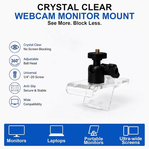 T1 Webcam Monitor Top Clip Mount in Saudi Arabia