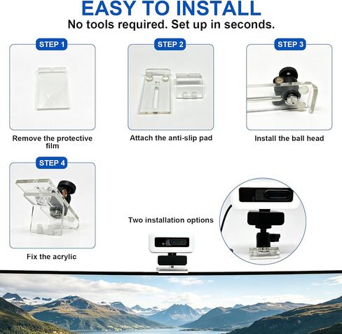 T1 Webcam Monitor Top Clip Mount in Saudi Arabia