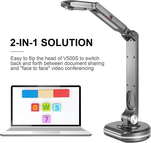 JOYUSING V500S USB Document Camera for Teachers – 8MP Auto-Focus in Saudi Arabia