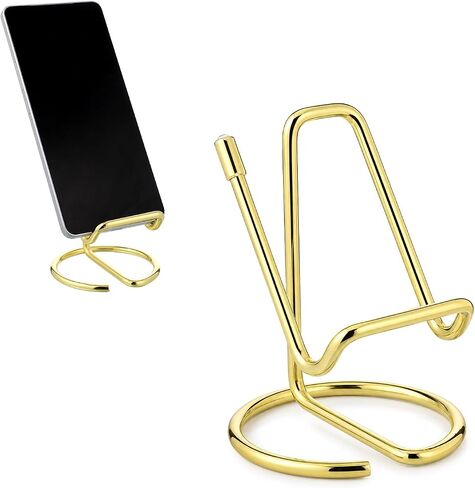 Gold Phone Stand for Desk One-Piece Phone Holder for Desk Cute in Saudi Arabia