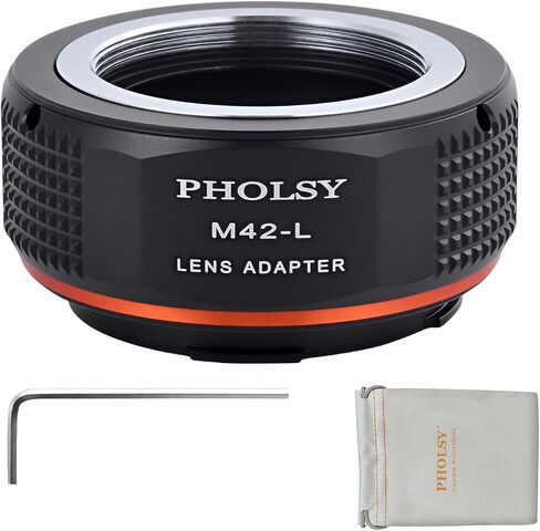 PHOLSY Lens Mount Adapter Compatible with Canon EF Lens to Leica L Camera in Kuwait